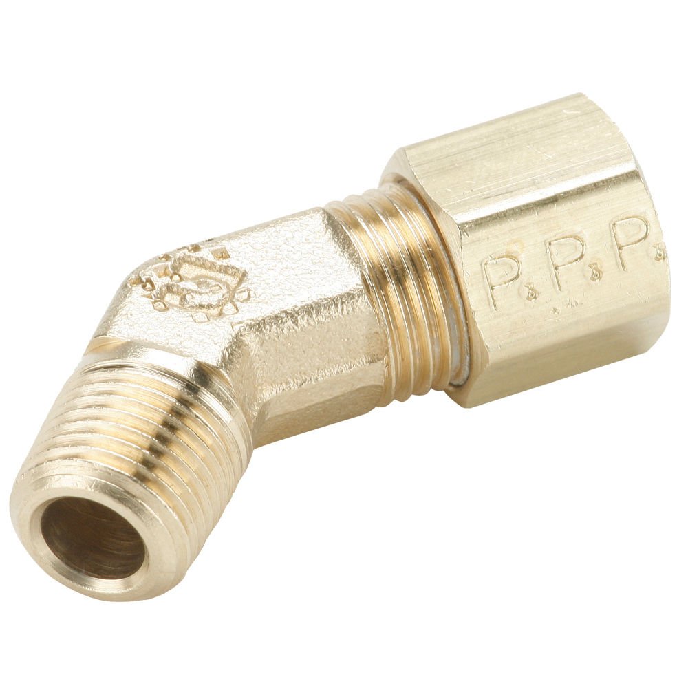Parker 379PTC62 Air Brake D.O.T PushtoConnect and Male Pipe 45