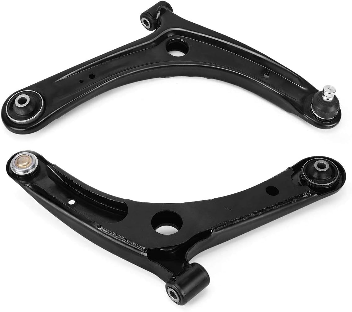 Maxiii 2PCS Front Lower Control Arm w/Ball Joint Left and Right Compatible with 2007-2012 Dodge Caliber,2007-2016 Jeep Compass Patriot