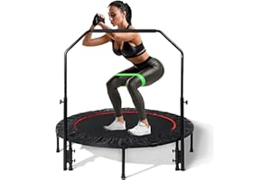 ANWICK Trampoline, Portable Fitnes Foldable Trampoline in-Home Mini Rebounder, Exercise Trampoline for Kid/Adults, 40" Max Load 330lbs