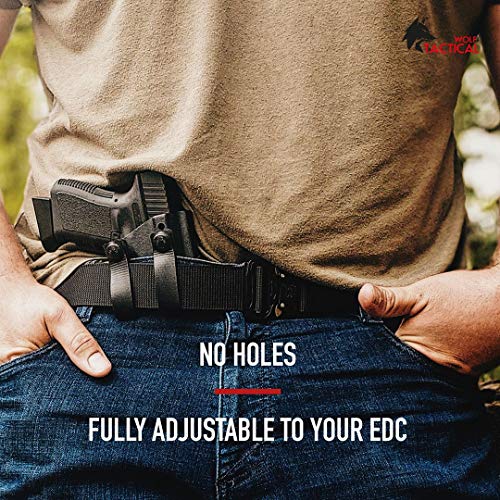 WOLF TACTICAL Military Belt Survival Belt Tactical Belts for Men