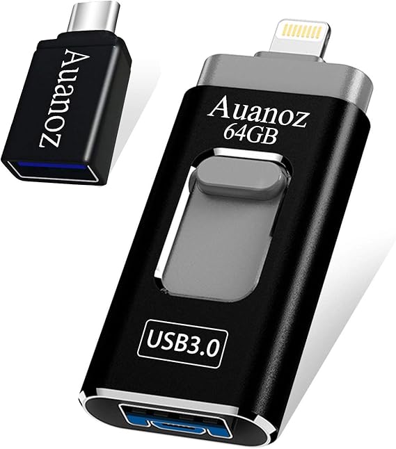 Clé USB 64GB, Lecteur Flash iphone Compatible iPhone X XR XS Max,Jump