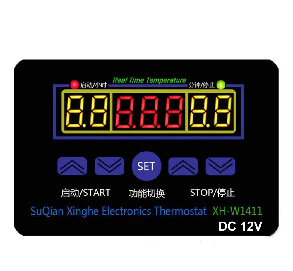 DollaTek DC 12V 10A Multifunction Digital LED Temperature Controller Thermostat Control Switch -19-99℃ With Sensor Probe
