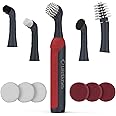 LifeBasis Rechargeable Power Scrubber 11-Piece Kit, Cordless Electric Cleaning Brush, IPX7 Waterproof Electric Grout Brush fo