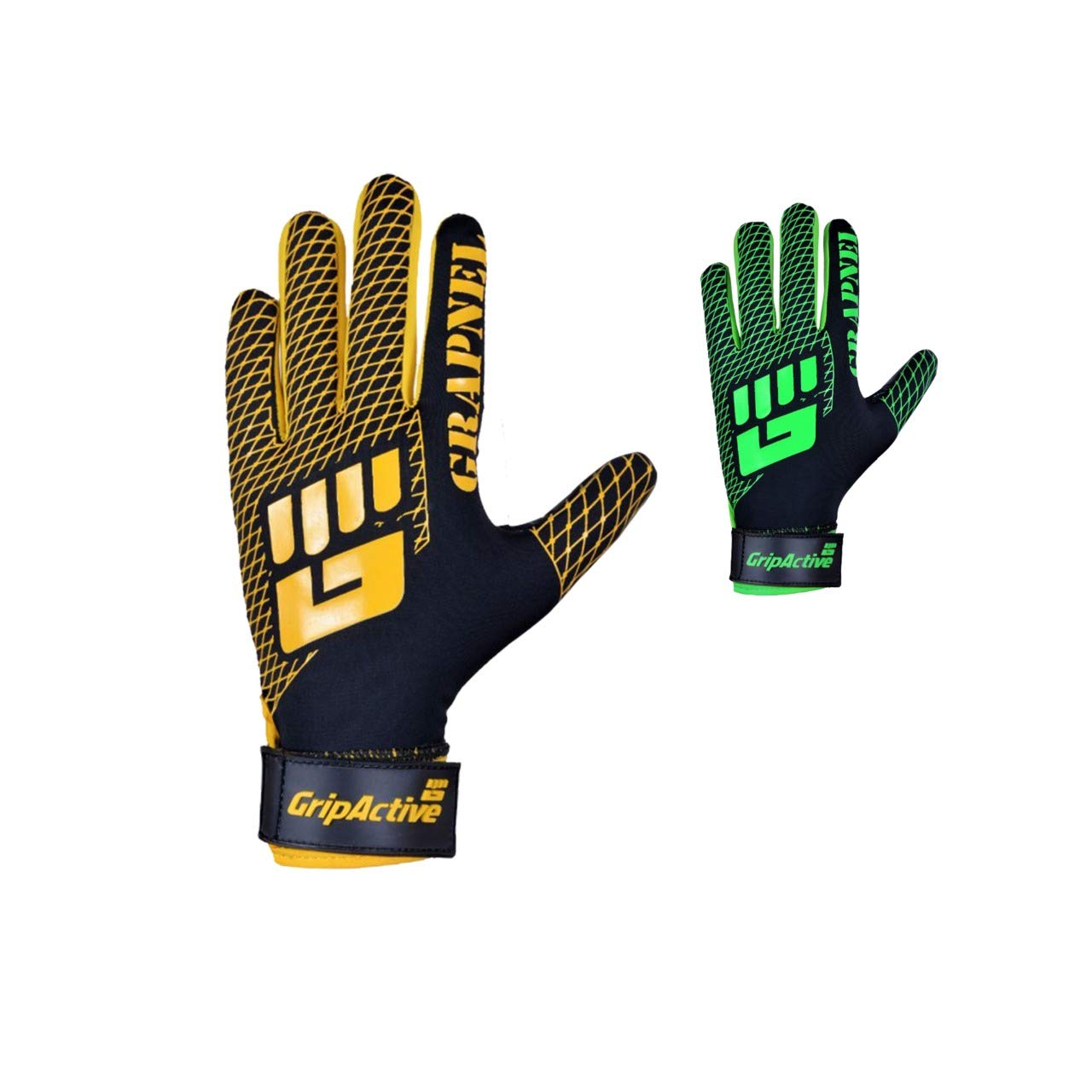 Grip Active GAA Gloves Premium Gaelic Football Gloves Made with 2.5mm Latex for Best Grip & Great Ball Control Suitable for Men, Women, Adults and Kids