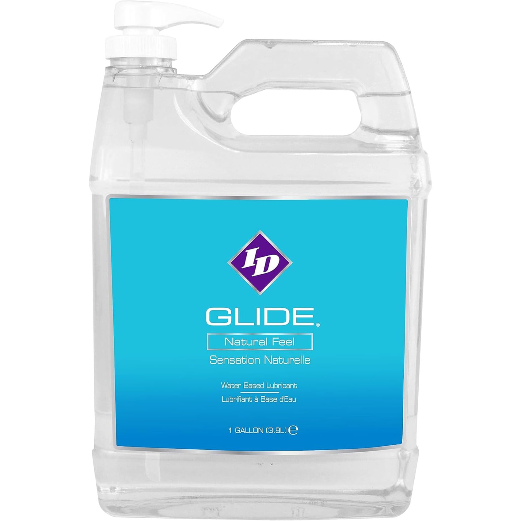 ID Glide Lube Water Based Unflavoured Premium Lubrication for Easy Sex 3,800ml - Your Premium Water Based Lubes Private Sexual, A Condom Compatible Adult Lubricant for Fantastic Intimate Moments — image 1