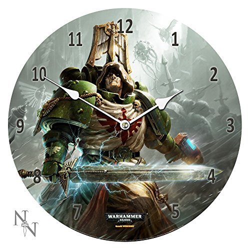 Games Workshop: Warhammer 40,000 Dark Angels Glass Clock - 34cm by 