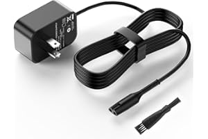 Solopen Charger for Braun S9 S7 S5 S3 S1 Electric Razor Shaver Trimmer 310s 3040s 9577cc 9517s 7085cc 12V Charging Cord for Braun Electric Shaver Trimmer Wall Power Adapter