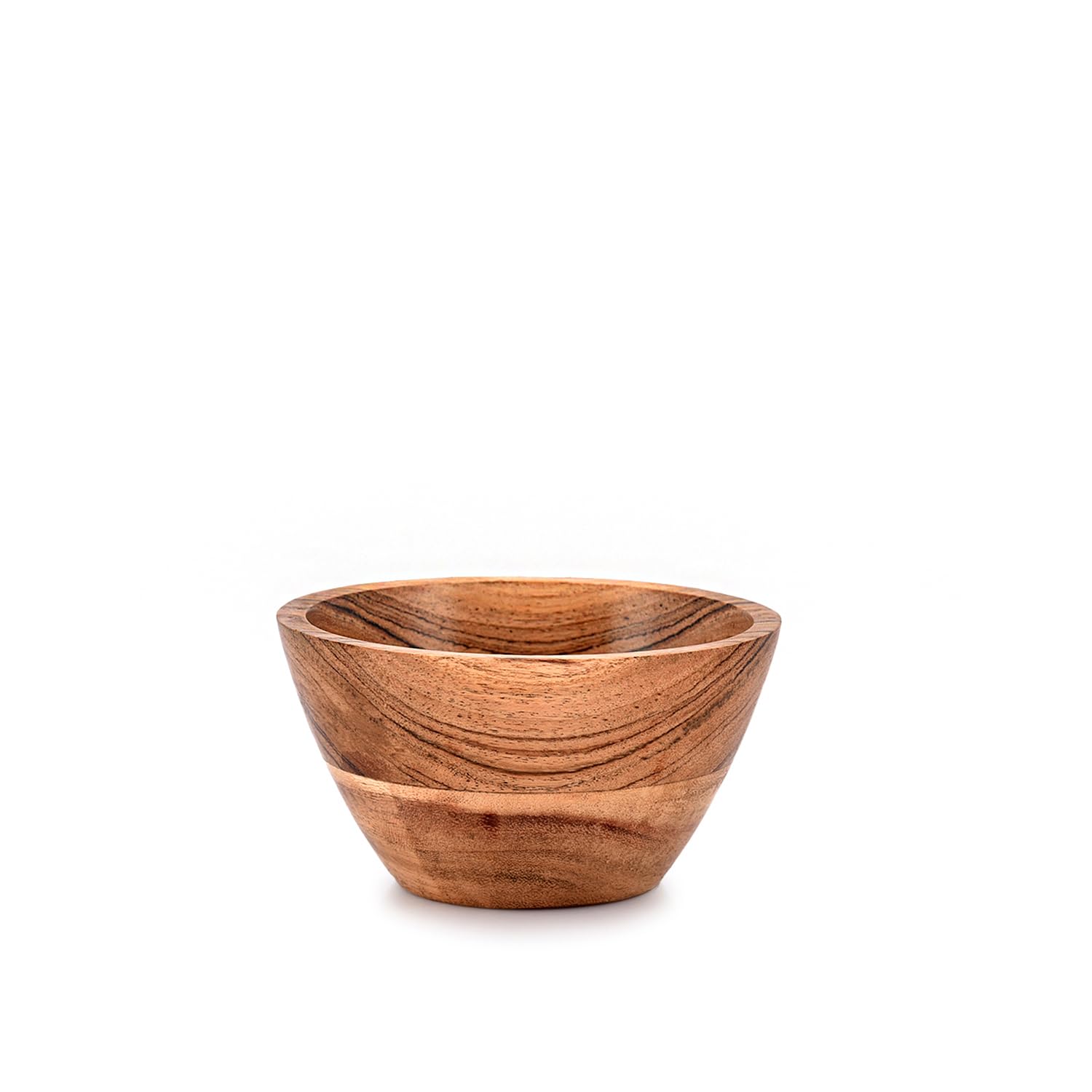 NIRMAN Acacia Wood Bowl Sets of 4 for Kitchen Meal Party and Nuts, Candy, Appetizer, Snacks, Olive (4.5" x 4.5" x 2.5") - Image 4