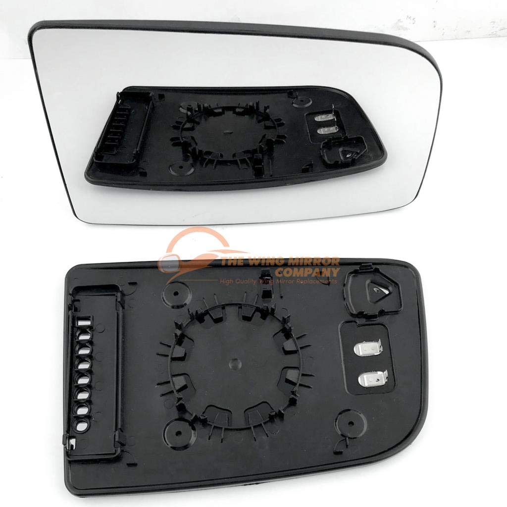 FITS TO MERCEDES-Sprinter (Round type fitting) Year 2011 To 2018 Left Hand Side Door Mirror Glass With base Plate(heated)
