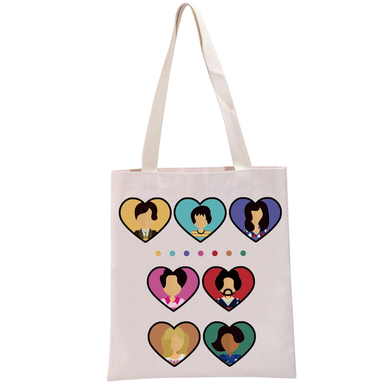 PYOUL Broadway Musical Inspired Gift False-ttos Characters Tote Bag Musical Themed Fans Hand Bag Musical Theatre Lover Gift (False-ttos Characters T)