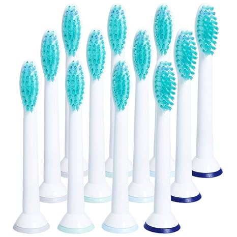 Ersatzbürstenköpfe für Philips Sonicare für elektrische Zahnbürsten Dental ProResults, Platinum, EasyClean, DiamondClean, Fle