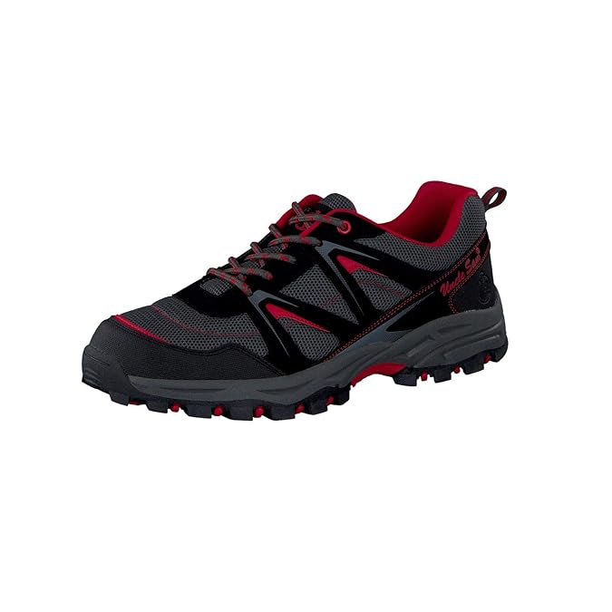 Uncle Sam Herren Outdoorschuhe, Schwarz/Rot
