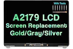 XIMIELEC 13.3" LCD Screen Replacement for MacBook Air Retina 2020 A2179 2019 A1932 EMC 3302 LCD Retina Display Assembly Kit MVH22 MVH42 MVH52 MWTJ2 MWTK2 MWTL2 (Space Gray)