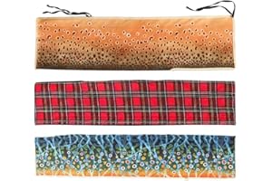Thick Cotton Cloth Rod Sleeve Compatible with For 2.7m 4-Section Fly Rods Featuring Lightweight Build and Structured Interior
