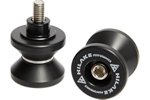 HILAKE M8 Motorcycle Swing Arm Spools Slider Stand Screws (M8*1.25)