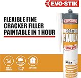 EVO-STIK Decorators Caulk White 280ml Low Movement Gap Filler view 4