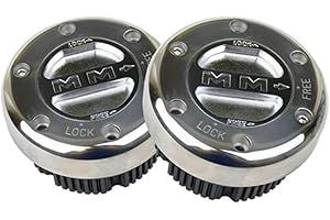 MILEMARKER Mile Marker Premium Locking Hubs (449SS),Silver