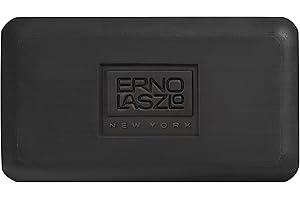 Erno Laszlo Sea Mud Deep Cleansing Face Wash Bar, Detox Charcoal Soap Bar with Dead Sea Mud, Removes Excess Oil, Unclogs Pores, Gently Exfoliates & Purifies Skin, For Oily, Blemish-Prone Skin, 3.4 oz