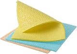Spontex 5 Sponge Cloths 19.4 x 18 cm Assorted Colours Antibacterial view 2