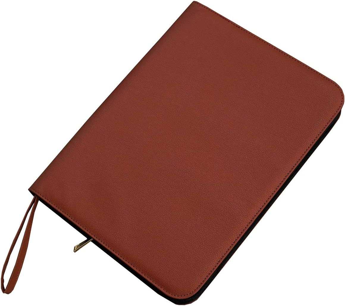 Lanxiv Fountainl Pen Case Coffee Brown Large PU Leather Pen Case Pen Holder for 48 Pens (Coffee), 48 Pu Case, Coffee - Image 3