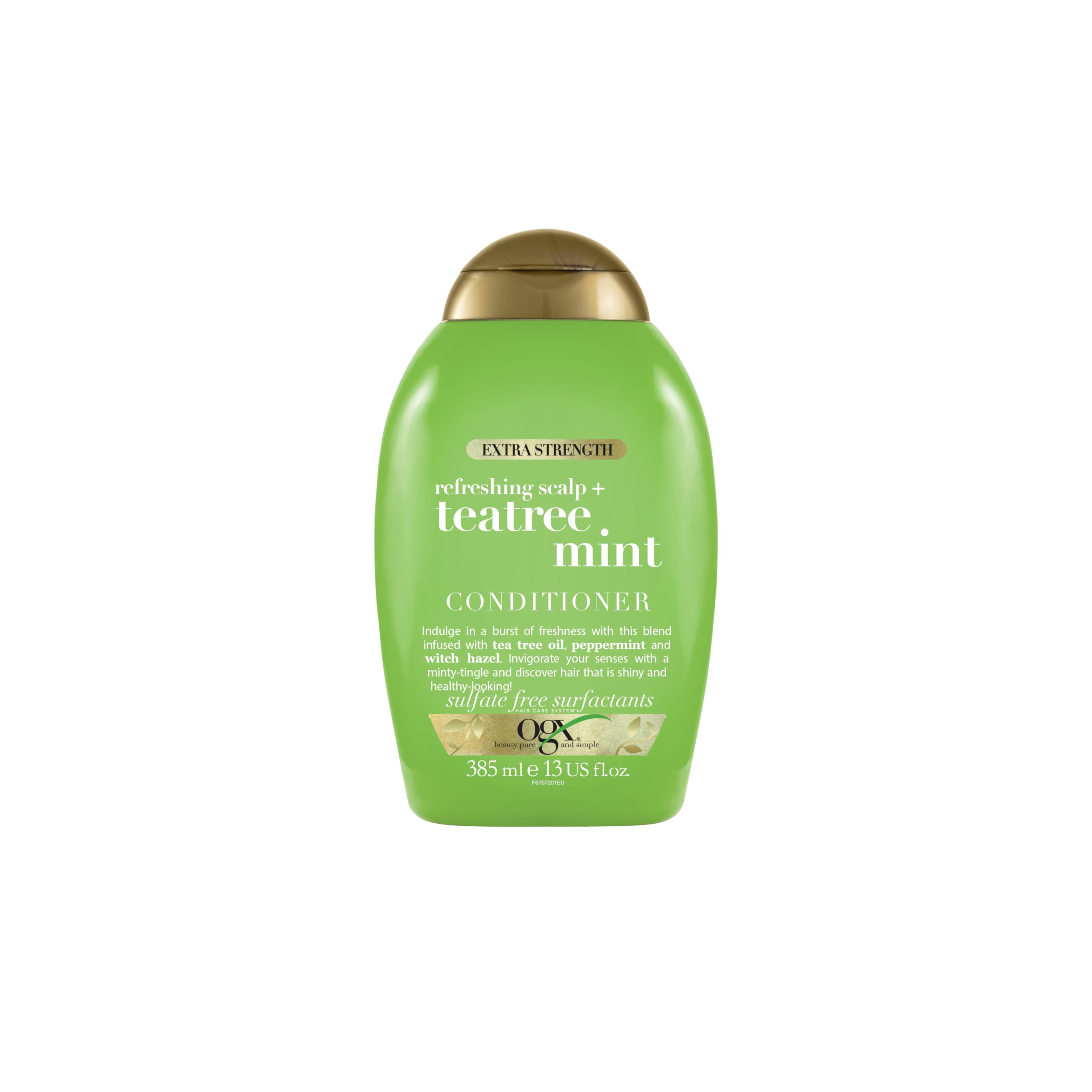 OGX Tea Tree Conditioner for Oily Hair and for Greasy Hair 385 ml (Pack of 1)