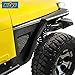 EAG 97-06 Jeep Wrangler TJ Textured Black Tube & Stainless Steel Mesh Front 3