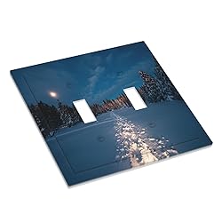 Wpshijia Light Switch Cover Wilderness Snow Cedar
