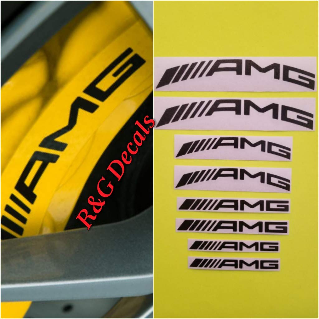 Rh Deggaser Sticker Mua R&G AMG HIGH Temp Combo Decals Curve & Straight Brake Caliper ...