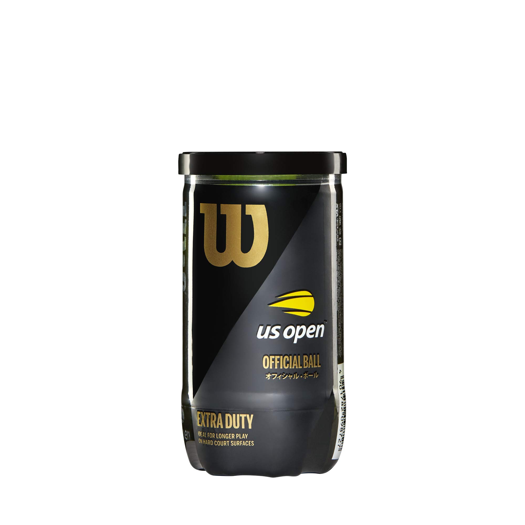 Wilson(ウイルソン) 硬式テニスボール US OPEN EXTRA DUTY(USオープンエクストラデューティ) US OPEN大会使用球/全国高体連インターハイ・選抜大会使用球/公認 1缶2球入り WRT1000J ウィルソン商品画像