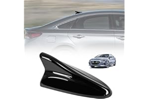 AMSPRAC Shark Fin Antenna Cover,Car Roof Antenna Caps Compatible with Hyundai Sonata LF 4Doors Sedan 2014-2019,for Elantra 2011-2016;for Kia Optima 2014-2016,96210-3X100/962102T700ABT,Glossy Black