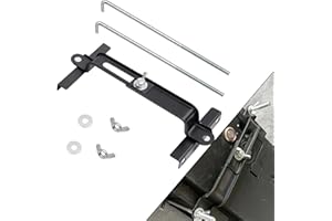 ZBGUN 1 PC Automotive Power Supply Mounting Bracket, Adjustable Crossbar Thickened Mounting Bracket with 10.6"/270mm J-Bolts, Power Supply Tie-Down Devices, Universal Automotive Accessories (Black)