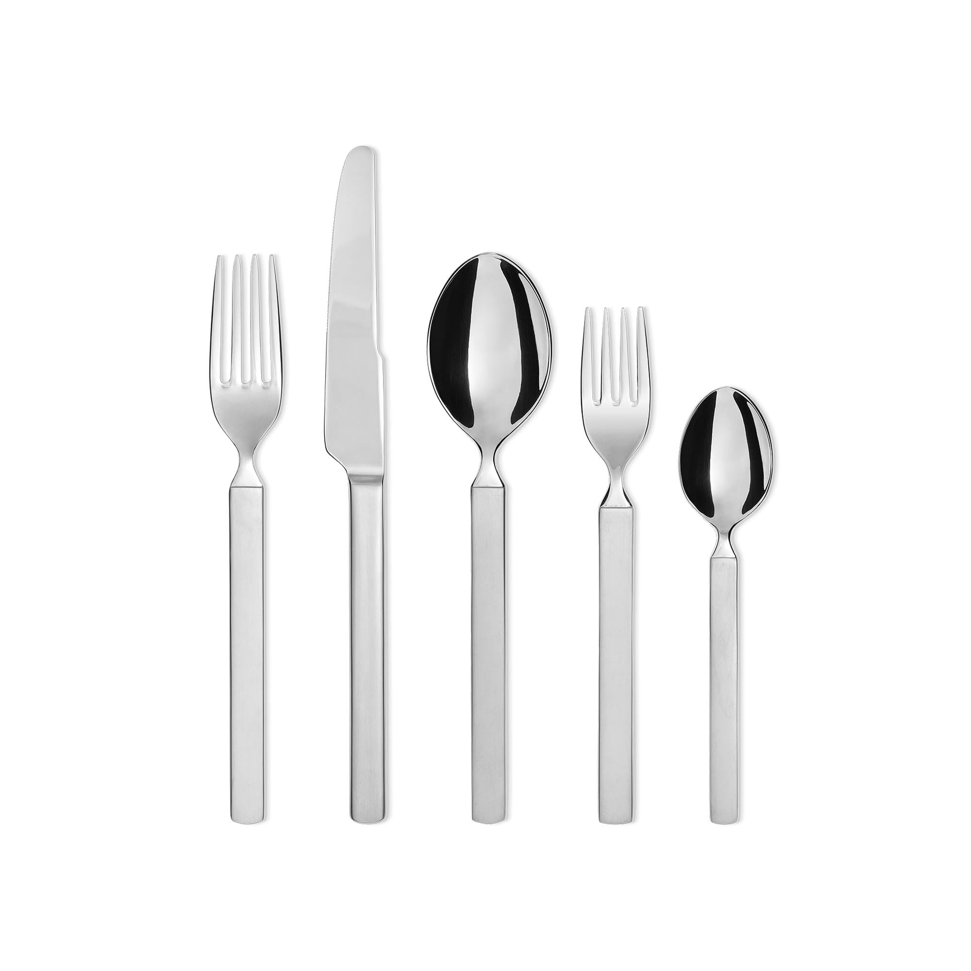 Alessi Dry Cutlery Set, Silver, 5-Piece
