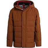 CANADA WEATHER GEAR Boys’ Puffer Jacket – Quilted Fleece Lined Winter Coat – Bubble Jacket For Boys (Size: 8-20)