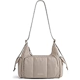 BAGSMART Crossbody Bags for Women, Small Puffer Purses for Women Daily/Travel, 6L Cute Fluffy Hobo Bag with Adjustable Strap