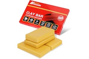 NEWRUIHENG Car Clay Bar 4 Pack 400g, Premium Grade Clay Bars Detailing Magic Clay Bar Cleaner Auto Wash Bars with Washing and Adsorption Capacity for Car Wash Car Detailing Clean,RV, Bus,Glass Cleaning