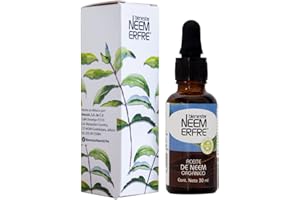 Aceite de NEEM Orgánico 100% puro sin diluir - Azadiractina - Natural Vegano Biodegradable | bienestar NEEM ERFRE (Individual 30 ml)