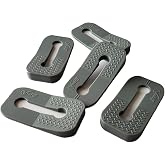 Mom's Choice Award Stove Knob Locks | 5-Pack Silicone Child Safety Lock Set | Safe, Sturdy &amp; Heat-Resistant | Fits Small, Medium, Large Push Turn Knobs to Prevent Accidental Use - Gray