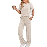 LILLUSORY Lounge Sets for Women 2 Piece Summer Travel Outfits Spring Matching Sets Cute Casual Pajamas 2026 Airport Clothes