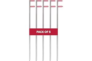 DDM International Dental X-Ray Positioning Arm - Pack of 5 XCP/BAI Style Red BiteWing Color-Coded Stainless Steel Autoclavable Reusable - Compatible with Film PSP & Digital Sensors