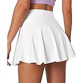 Heathyoga Pleated Tennis Skirt for Women with Pockets Shorts High Waist Athletic Golf Skirts Skorts for Woman Skater