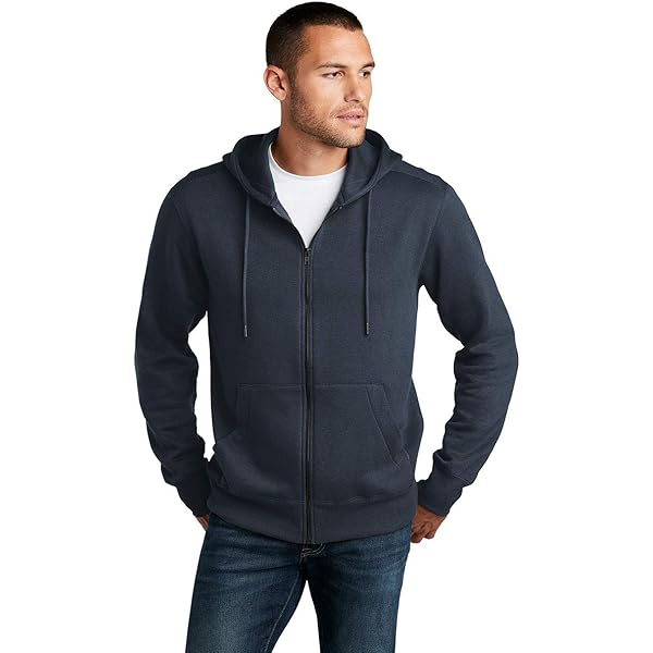 Amazon.com: District ® Re-Fleece ™ Full-Zip Hoodie DT8102