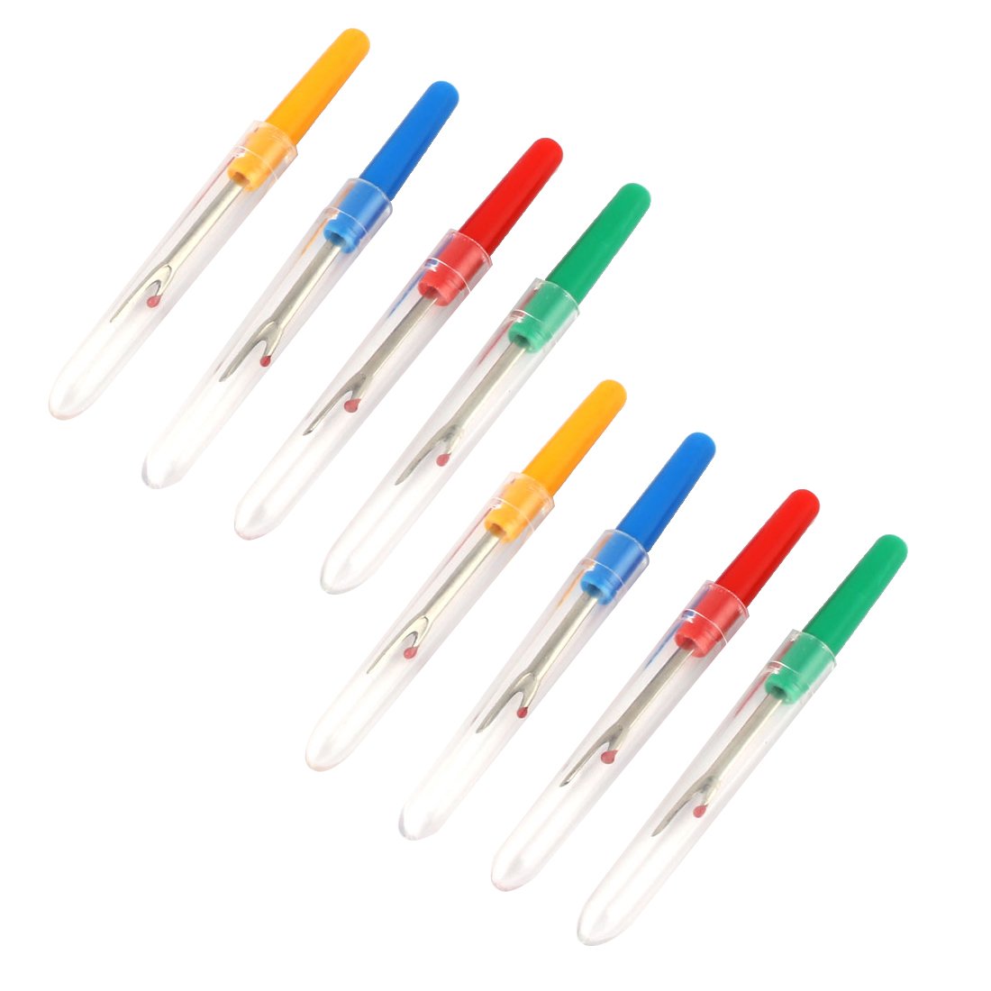 Sourcingmap Plastic Handle Sewing Stitch Thread Unpicker Seam Ripper 8 Pcs Assorted Color