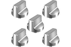 TOHAXPLS W11517334 Gas Cooktop Knobs Compatible with Whirlpool Gas Ranges Cooktop Surface Burner Control Knobs Replaces W10850033, W11517334, W11122869, AP7002932