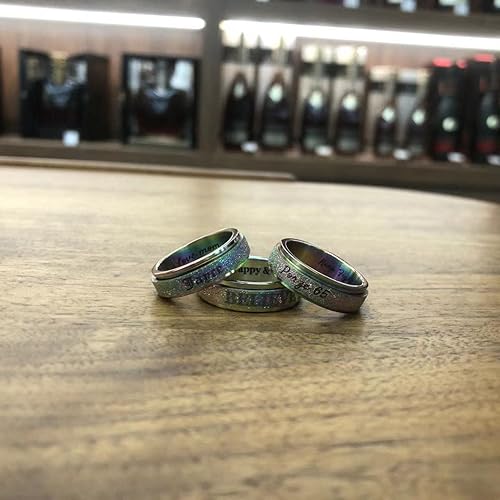 YUOTO Matching Rings for Best Friends,Engraved Silver Rings for