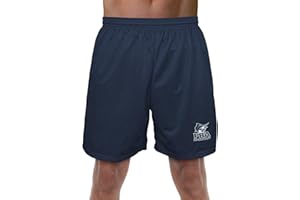 CAMPUS LAB Collegiate Official NCAA Men's Athletic Mesh Lined Workout Gym Shorts 7" Inseam Primary Logo Collection