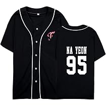 FUJUTANG Twice Baseball Jersey Tzuyu Mina Momo Sana Dahyun