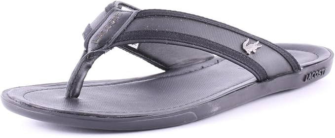 lacoste carros flip flops