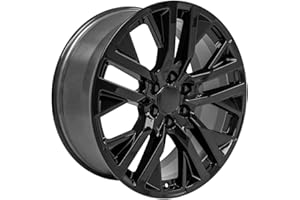 Tires OE Wheels LLC CV38-22090-6550-28B Black Wheel Painted (22 x 9. inches /6 x 139 mm, 28 mm Offset)
