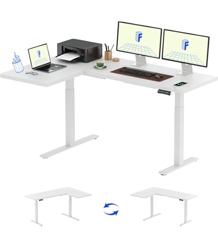 gimle様専flexispot Amazon.com: FLEXISPOT Corner Dual Motor L Shaped Computer Electric