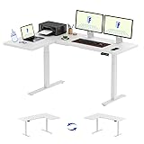 FLEXISPOT Corner Desk Dual Motor L Shaped Computer